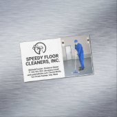 クリーナーサービス |清掃フロア マグネット名刺 (インサイチュ)