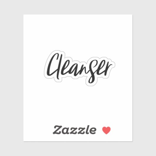 クリーナーストレージステッカー シール (シート)