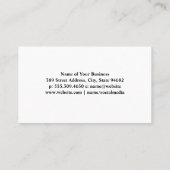 クリーナーハンドクリーニング | ホームクリーンロゴ 名刺 (裏面)