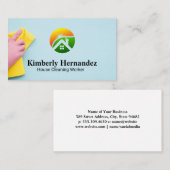 クリーナーハンドクリーニング | ホームクリーンロゴ 名刺 (正面/裏面)