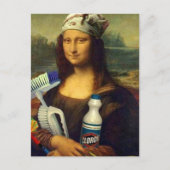 クリーナーモナリザ洗浄ツールを保持ダ・ヴィンチ ポストカード (正面)
