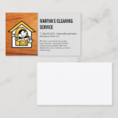 クリーナーレディ | 家の保業務 名刺 (正面/裏面)