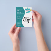 クリーナー清掃ポスターSTUDIOポスターフライヤー チラシ (手)