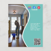 クリーナー清掃ポスターSTUDIOポスターフライヤー チラシ (裏面)