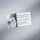 クリーナー | 製品のサニタイズのバスケット マグネット名刺 (インサイチュ)