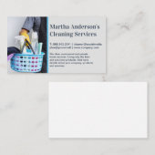 クリーナー | 製品のサニタイズのバスケット 名刺 (正面/裏面)