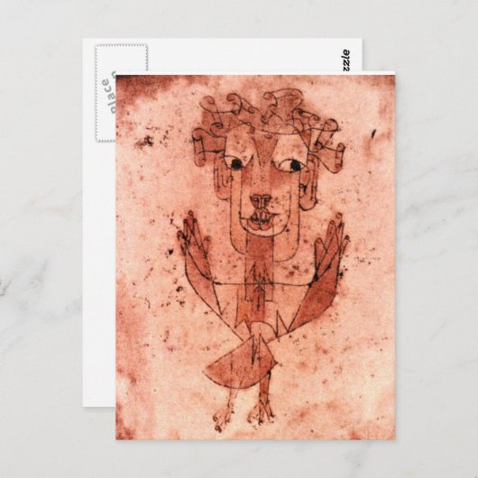 クリーニューエンジェル(アンジェラス・ノヴス) ポストカード (正面/裏面)