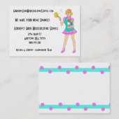 クリーニングのサービスおよび家計の名刺 名刺 (正面/裏面)