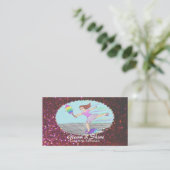 クリーニングのサービス業カード 名刺 (スタンド正面)