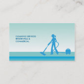 クリーニングのプロフェッショナルの名刺のテンプレート 名刺 (裏面)