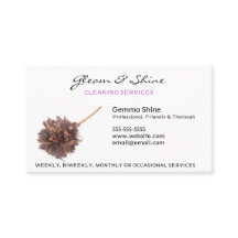 クリーニングの名刺