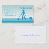 クリーニングの名刺 名刺 (正面/裏面)