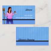 クリーニングの名刺 名刺 (正面/裏面)