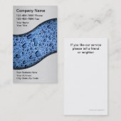 クリーニングの名刺 名刺 (正面/裏面)