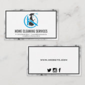 クリーニングの衛生化ツール 名刺 (正面/裏面)