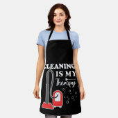 クリーニングイズセラピーハウスキーパーハウスキーピングクリーン エプロン (着用した状態)