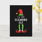 クリーニングエルフ クリスマス マッチング ファミリー ギフト カード (黄色い花)
