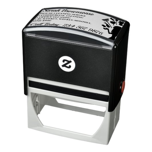 クリーニングエレガント黒 セルフインキングスタンプ (商品)