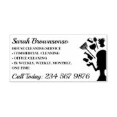 クリーニングエレガント黒 セルフインキングスタンプ (デザイン)