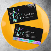 クリーニングオフィスサービスメイドハウスキーピングバラ 名刺