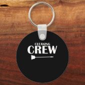 クリーニングクルーズハウスキーパーハウスキーピングクリーナーグラ キーホルダー (正面)