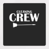 クリーニングクルーズハウスキーパーハウスキーピングクリーナーグラ ラベル (デザイン1)