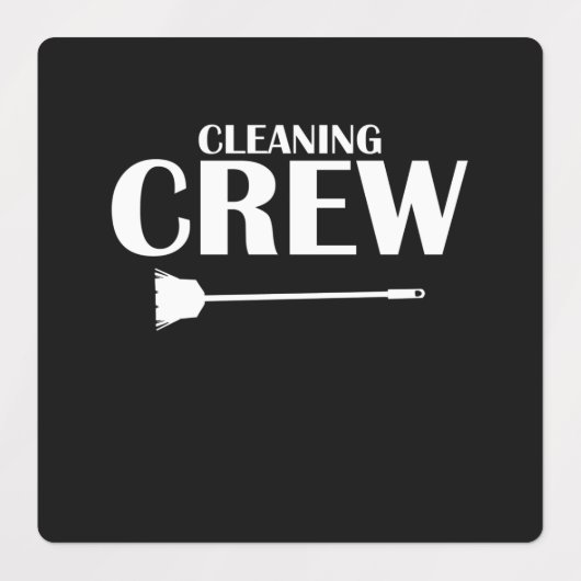クリーニングクルーズハウスキーパーハウスキーピングクリーナーグラ ラベル (デザイン1)