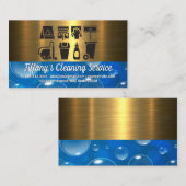 クリーニングサプライのアイコン | シャボン 名刺 (正面/裏面)