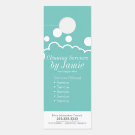 クリーニングサービスのビジネス課題 ドアノブサイン