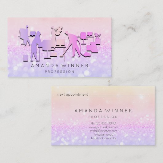 クリーニングサービスの削除とストレージのハウスキーピング 予約カード (正面/裏面)