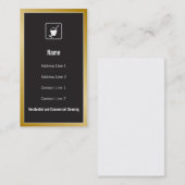 クリーニングサービスアイコン名刺 名刺 (正面/裏面)