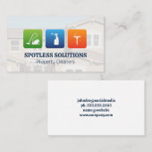 クリーニングサービスアイコン | レジデンス 名刺 (正面/裏面)