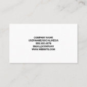 クリーニングサービスアイコン |汽船 |ウィンドウクリーナー 名刺 (裏面)