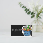 クリーニングサービスカスタマイズ可能な名刺 名刺 (スタンド正面)