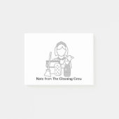 クリーニングサービスクライアント付箋 ポストイット (正面)