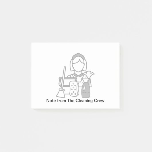 クリーニングサービスクライアント付箋 ポストイット (正面)