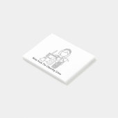 クリーニングサービスクライアント付箋 ポストイット (アングル)