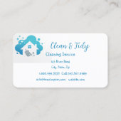 クリーニングサービスクリーナーズハウスホームプライベート 名刺 (正面)