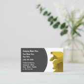 クリーニングサービスクール名刺 名刺 (スタンド正面)