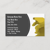 クリーニングサービスクール名刺 名刺 (正面)