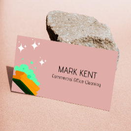 クリーニングサービススキャンでブッシュピンクを接続 名刺