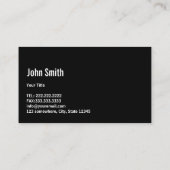 クリーニングサービスストライプ金ゴールド 名刺 (裏面)