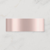 クリーニングサービスハウスキーパーバラ金ゴールドグリッター スキニー名刺 (裏面)