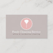 クリーニングサービスハウスキーパーヴィンテージスタイル 名刺 (正面)