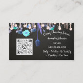 クリーニングサービスバラメイドQRフローラの乾燥 名刺 (正面)