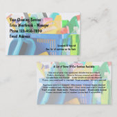 クリーニングサービスプロフェッショナル 名刺 (正面/裏面)