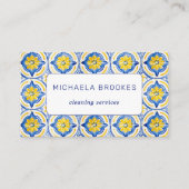 クリーニングサービスプロフェッショナルQRコード 名刺 (正面)