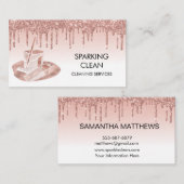 クリーニングサービスホームビジネスバラ金ゴールドドライブ 名刺 (正面/裏面)