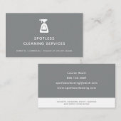 クリーニングサービスメイドグレースプレーボトル 名刺 (正面/裏面)