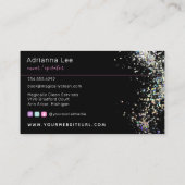 クリーニングサービスメイドハウス&オフィスグリッター 名刺 (裏面)